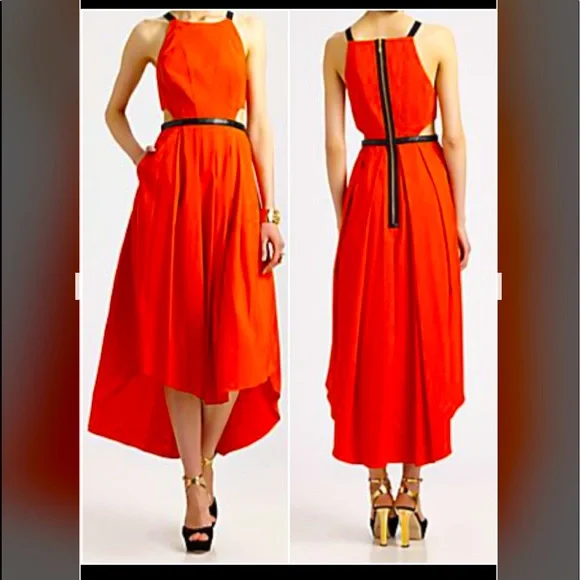 Fashion Star Dresses | Fashion Star Brand (Saks Fifth Avenue) Size 6 Red Dress | Color: Black/Red | Size: 6 | Jollymk's Closet
